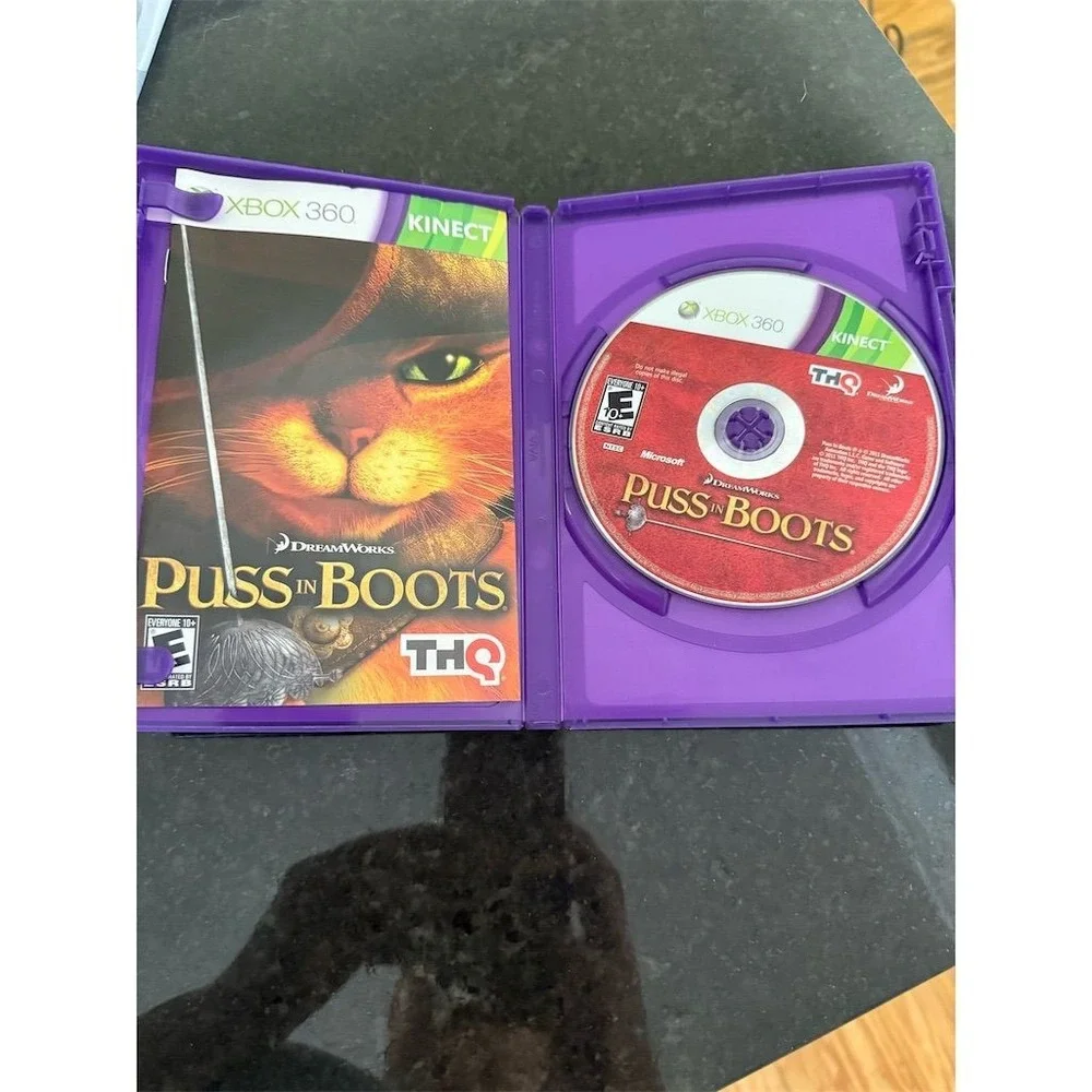 Puss in Boots Xbox 360 Kinect‎ Action Adventure Game E10+